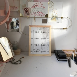 Drewniana sosnowa ramka