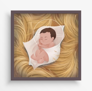 Dzieciątko Jezus na sianku