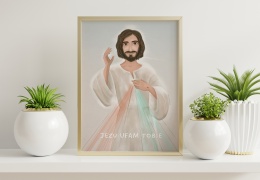 Jezus Miłosierny - bajkowy