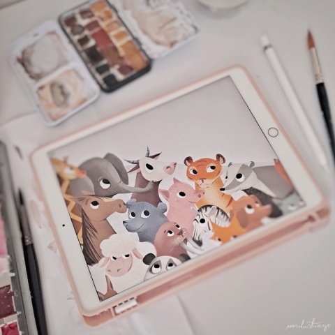 Ilustracja dziecieca A4