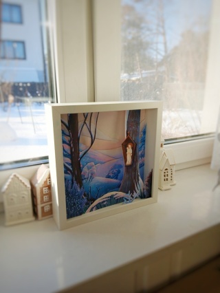 Kapliczka Zimowa Diorama