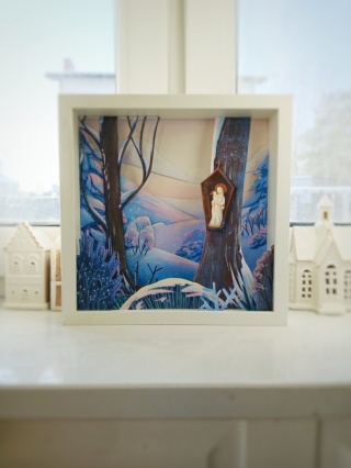 Kapliczka Zimowa Diorama