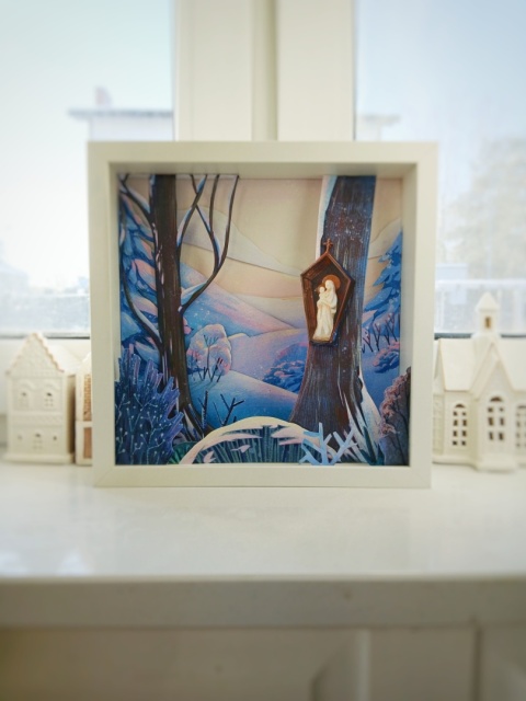 Kapliczka Zimowa Diorama