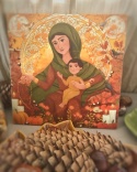 Matka Boska na desce Matka Boska na desce