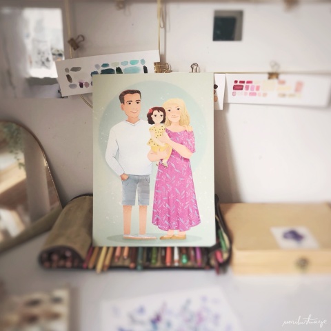 Obraz na zamówienie malowany cyfrowo