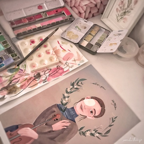 Obraz na zamówienie malowany cyfrowo